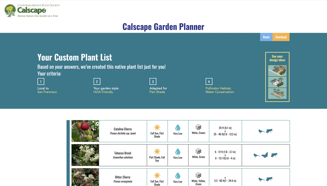 calscape garden planner
